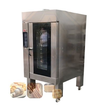 Voedingsmiddelenindustrie-apparatuur Bakoven 960X1300X1795 voor elektrische BBQ-machine Roterende oven