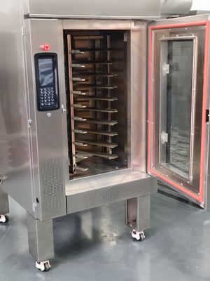 Voedingsmiddelenindustrie-apparatuur Bakoven 960X1300X1795 voor elektrische BBQ-machine Roterende oven