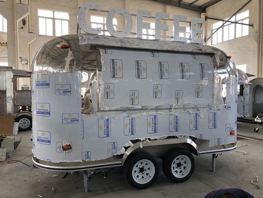 Shanghai Jingyao IJsscreenwagen / Voedseltrucks Caravan met bouwwerkzaamheden