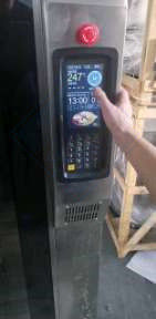 Voedingsmiddelenindustrie-apparatuur Bakoven 960X1300X1795 voor elektrische BBQ-machine Roterende oven