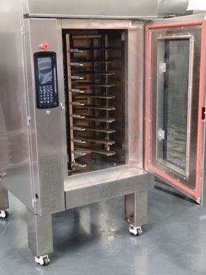 Voedingsmiddelenindustrie-apparatuur Bakoven 960X1300X1795 voor elektrische BBQ-machine Roterende oven