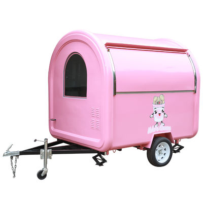 2300*1650*2300mm mobiele voedselmandje voor bubbel thee fruit ijs churros crepes koffie