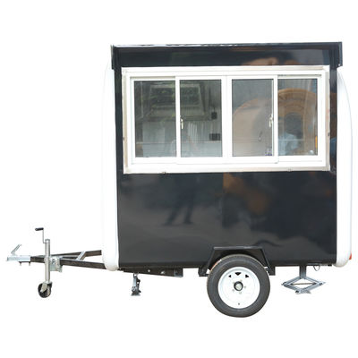 2300*1650*2300mm Voedselcaravan Lange levensduur Mobiele Crepe Maker Kruidenierswagen
