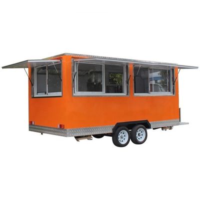 1.5kw Crepe Food Trailer Perfect voor Barbecue Drinks en Mobile Vending Services