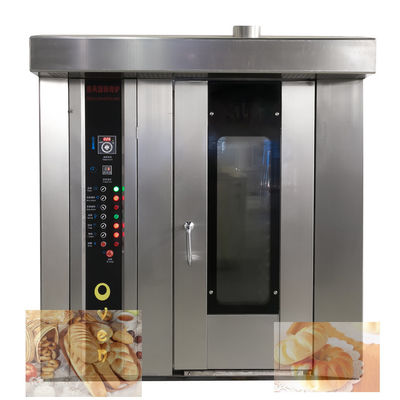 Temperatuurbereik Kamertemperatuur-400 32 bak Automatische roterende oven voor brood