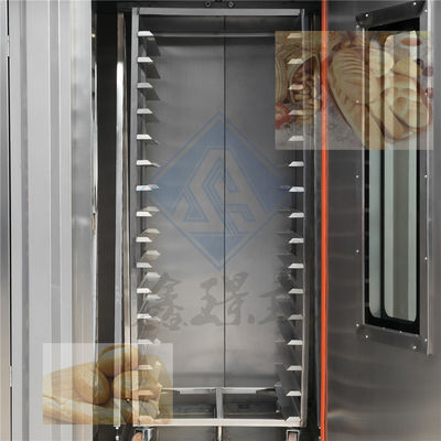 Temperatuurgecontroleerde 32 bak roterende oven voor de broodproductie in de detailhandel