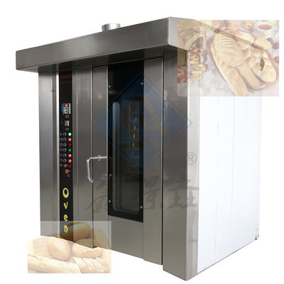 Temperatuurgecontroleerde 32 bak roterende oven voor de broodproductie in de detailhandel