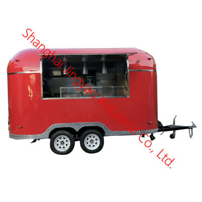 Multifunctionele elektrische foodvan voor bussen en mobiele foodtrailer 220*160*210cm 0-20K