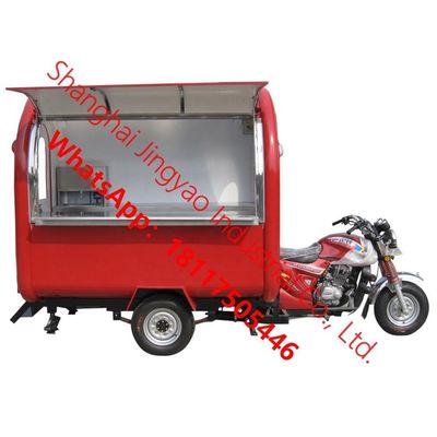 JY-FR220B Shanghai Mobile Kiosk Cabin Food Trailer met 220v Spanning en 1.5kw Power