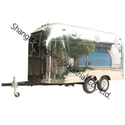 Fast Street Vending Mobile Food Trailer met op maat gemaakte sticker en grill