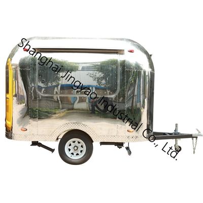 Fast Street Vending Mobile Food Trailer met op maat gemaakte sticker en grill