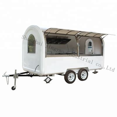 Elektrisch systeem Lichten aangepast Pizza Koffie IJs Cream Voedsel Trailer Truck met Ce