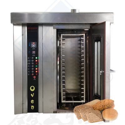 Meerdere functies bakoven Grote 16/32/64 plaat warmlucht roterende dieselofens voor bakkerij
