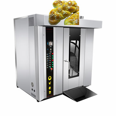 CE-gecertificeerde kleine automatische bakkerij roterende oven voor bakken brood pizza vlees baguette
