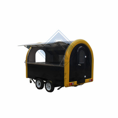 Outdoor Street Vending Double Axles Customized Food Snack Truck met apparatuur