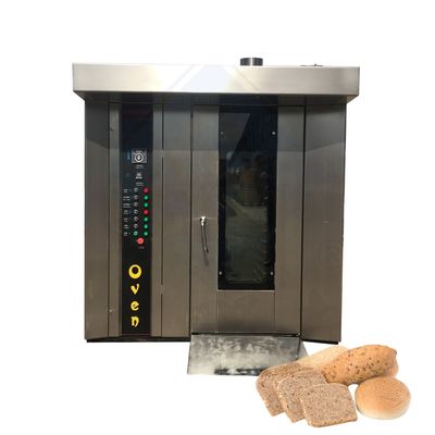 Equipment voor de voedingsindustrie 32 bakken Rotary oven om kip te koken met stoomtechnologie