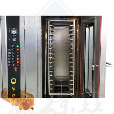 Industriële broodmachine W470mm x D610mm x H1450mm Roterende oven voor het bakken van brood