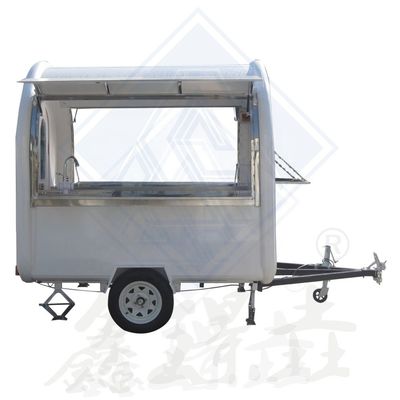 Voedsel Snackmachines Truck Shop Food Cart met wielen en reserveonderdelen na service