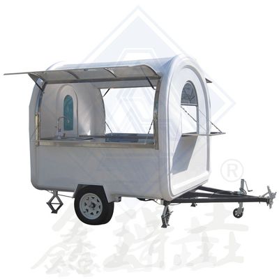 Voedsel Snackmachines Truck Shop Food Cart met wielen en reserveonderdelen na service