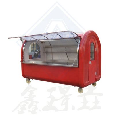 Hotels favoriete gegalvaniseerd staal BBQ Food Truck Mobiele elektrische motorfiets Food Cart