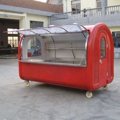 Hotels favoriete gegalvaniseerd staal BBQ Food Truck Mobiele elektrische motorfiets Food Cart