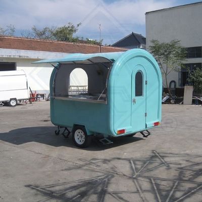 Hotels favoriete gegalvaniseerd staal BBQ Food Truck Mobiele elektrische motorfiets Food Cart