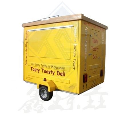 Volledig uitgeruste keuken Chinees eten mobiele karretje op maat voor het verkopen van snacks functie