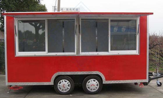400*225*240 Volledig uitgeruste mobiele voedselkar voor elektrische ijstruck en geroosterde kip