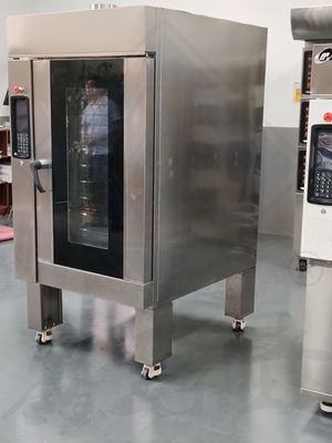 Industriële elektrische roterende convectieoven voor bakkerij Capaciteit 5/8/10/12/15 bakken 250 kg