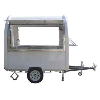 850 kg Caravan Hot Dog Cart IJsserij Food Kiosk/ Food Vending Truck L280cm*W200cm*H210cm