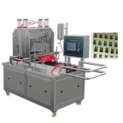 Geavanceerde 1.5KW Automatische Gummy Machine voor Bear Lollipop Jelly Candy Productie Lijn