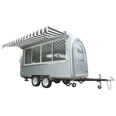 Mobielwinkel Fast Food Cart CE/Mobile Food Vending Van 220*20*230