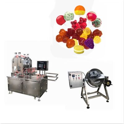 50 kg/uur bonen depositor Jelly Lollipop Automatische snoep maken Beer Gummy Machine voor snoep