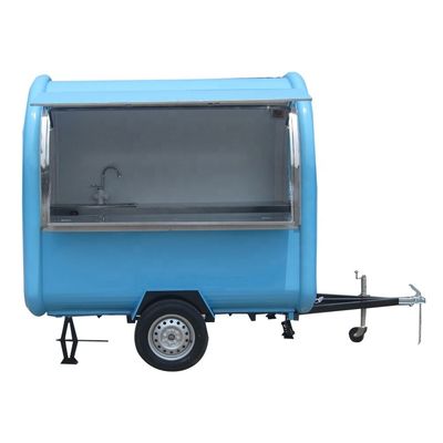 Mobielwinkel Fast Food Cart CE/Mobile Food Vending Van 220*20*230