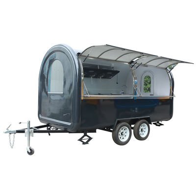 3 wiel aandrijving Kleine voedsel trucks Food Cart Machinery Functie Verkopen van voedsel voor kledingwinkels