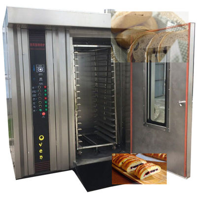 Volledig automatische brood-diesel elektrische rotatieoven voor nauwkeurige temperatuurregeling