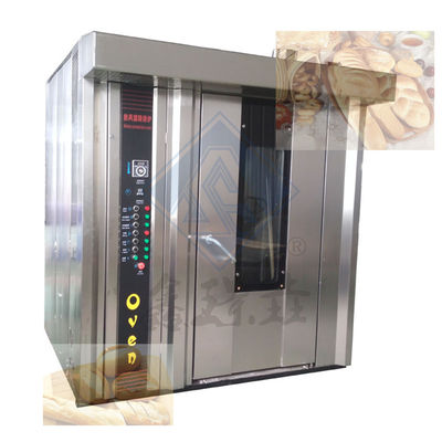 32 Trays Automatische bakkerij roterende oven voor brood 1800*2000*2200 en consumptie