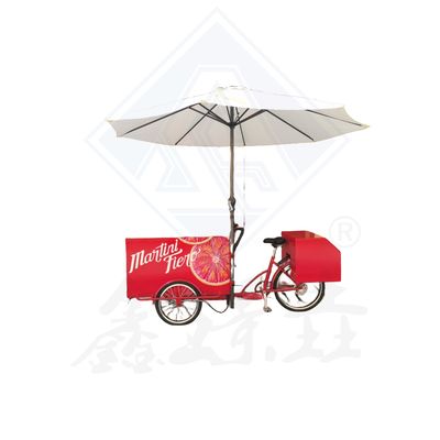 Lange levensduur Melk, thee, sap, drank fietskar voor snacks mobiele voedselkar