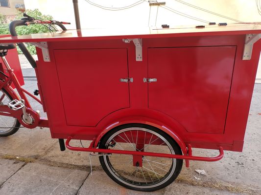 Lange levensduur Melk, thee, sap, drank fietskar voor snacks mobiele voedselkar