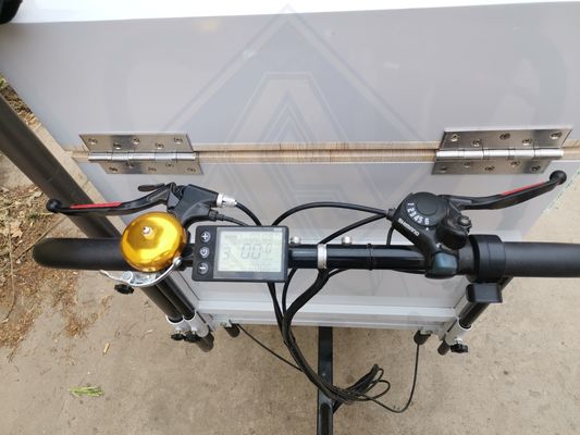 Buiten straat verkopen lange levensduur Food Cart fiets met dak en mobiel