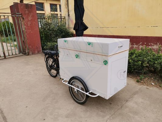 Rouw materiaal Groenten snackmaker voor commerciële straat Bier fietskar mobiele voedselkar