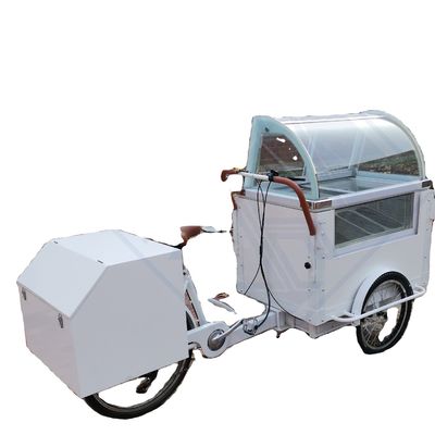 Vending Snack Verplaatsbaar straat ijs display Fietsmandje Mobiele voedselmandje
