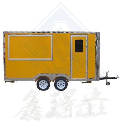 Gepersonaliseerde Spanning Mobiele Hotdog Cart Food Trolley Food Cart Stall voor Hotels