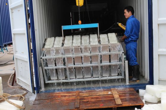 Industriële commerciële ijsblokmachine voor grootschalige ijsproductie