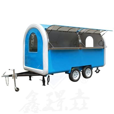 Op maat gemaakte kleurrijke elektrische wielen voedselmandje voor sneeuw kegels hotdog mandje mobiel voedsel snack eten
