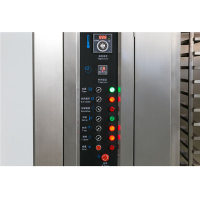 220V/380V Geschikt Bakkerij Halfautomatische 16 32 64 Trays Rotary Oven voor Frans brood