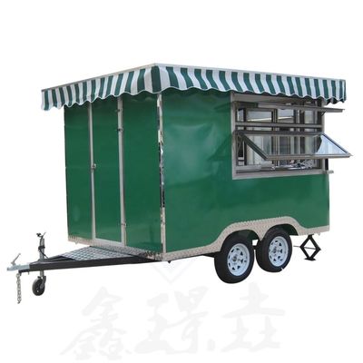 1200 kg laadvermogen Motor driewiel mobiele voedselmandje voor strand kalkoen voedsel displaymandje