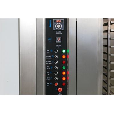 Volledig automatische rotatieoven met stoomfunctie voor broodkoekjes