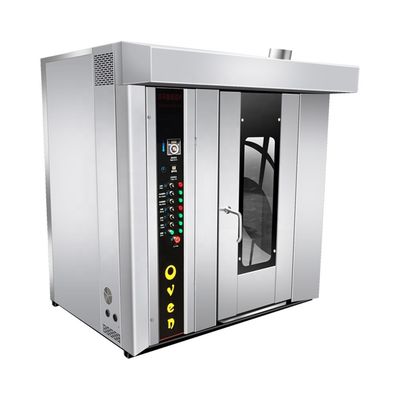 Volledig automatische rotatieoven met stoomfunctie voor broodkoekjes