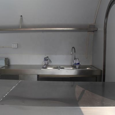 Gemakkelijke winkelwagen voor worstdrankjes en snacks in fruitverwerkende fabrieken